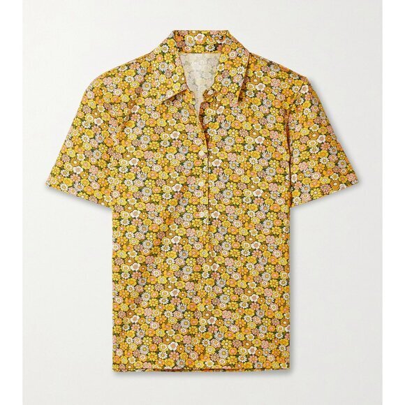 Tory Burch Tops - New Tory Sport 100% Cotton Floral Polo Top Ginger Lily M $158